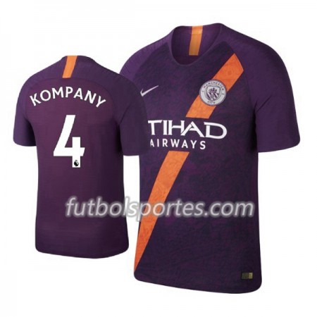 Camisetas Manchester City Kompany 4 Tercera Equipacion 2018/2019